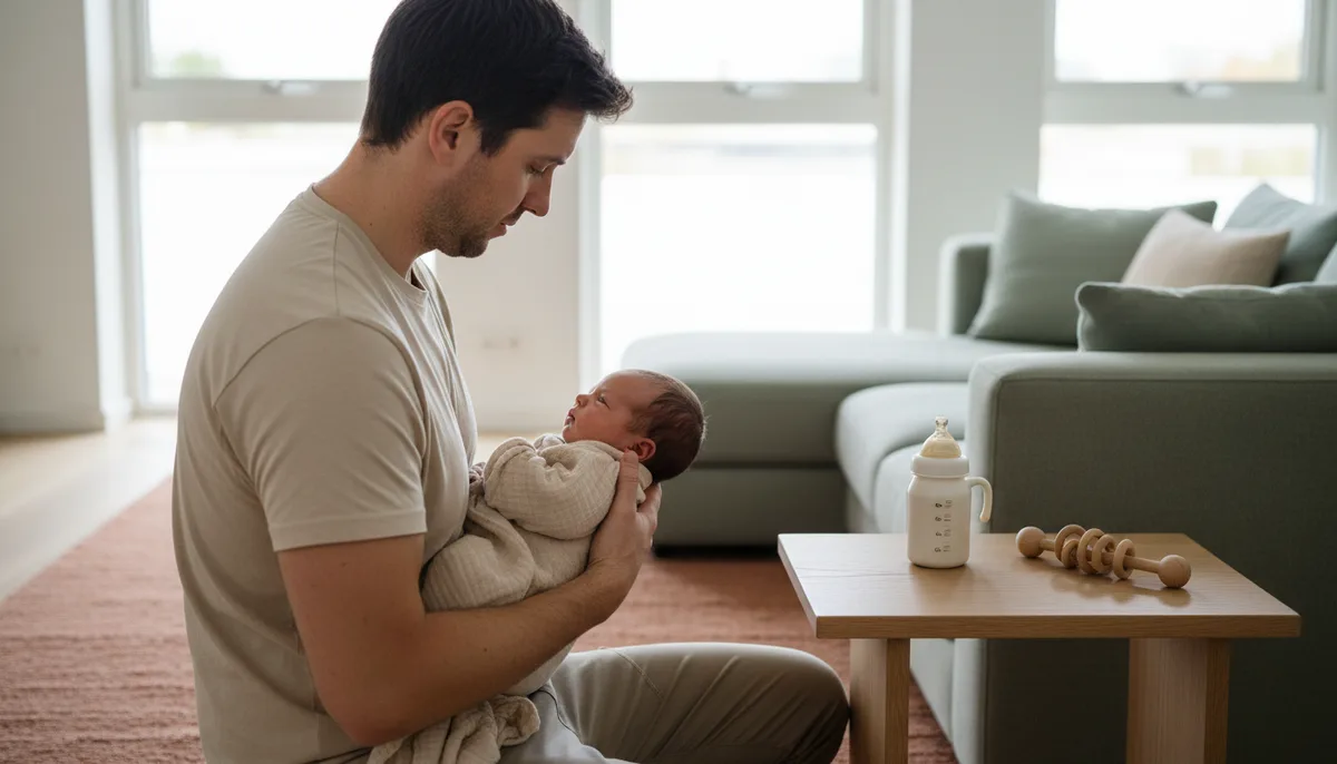 Julien Doré papa : qui s'occupe de la maman et de bébé au quotidien ?